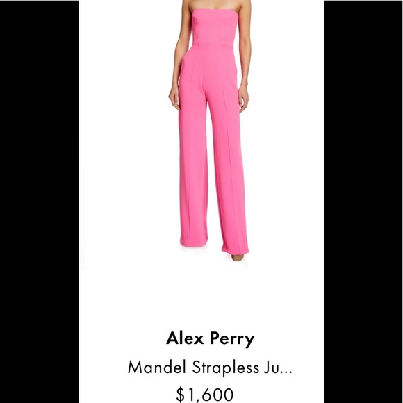 ALEX PERRY Mandel Strapless Jumpsuit SOLD OUT - Picture 7 of 14
